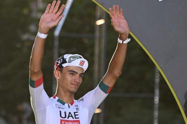El UAE Team Emirates-XRG destacó los logros de Isaac del Toro