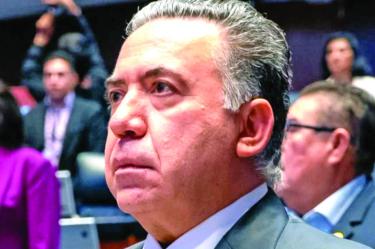 El senador Enrique Inzunza no ha ido a una sola sesión de la Permanente.