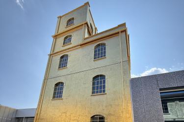 La Haunted House, el edificio más emblemático del complejo, está completamente revestido con pan de oro de 24 quilates.