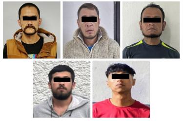 Delincuentes detenidos