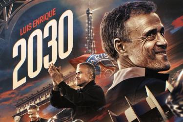 Luis Enrique renovó hasta el 2030 con el PSG