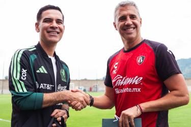 Rafa Márquez, DT de México, visitó al Atlas