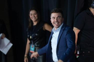 Frankie Muniz en la promoción de la nueva temporada de Malcolm in the Middle.