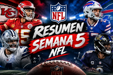 Resumen Semana 5 NFL | Resultados y Posiciones Actualizadas