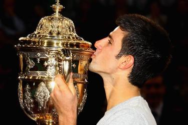 Novak Djokovic en su victoria en 2009.