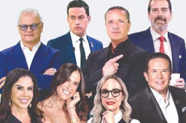Pablo Carrillo, Nacho Lozano, Francisco Zea, Eduardo Videgaray, Paola Rojas, Paulina Mercado, Crystal Mendivil y Gustavo Adolfo Infante.