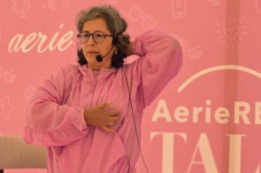 Angélica Estrada, voluntaria de Fundación Cima y sobreviviente de cáncer de mama