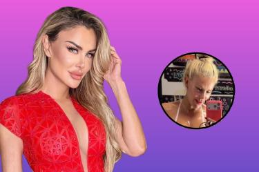 Ninel Conde presume nuevo bronceado.