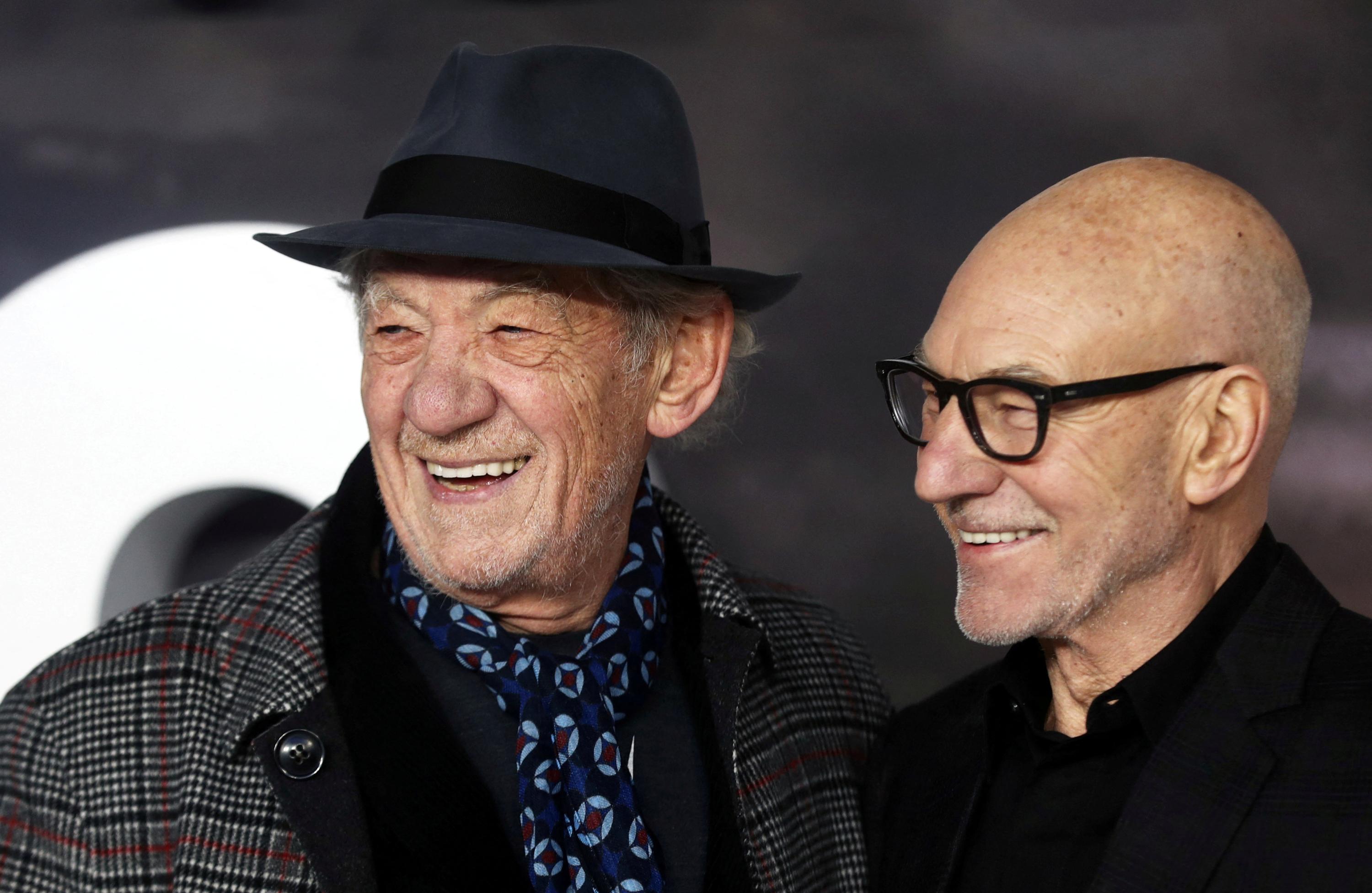Patrick Stewart e Ian McKellen compartieron muchas alfombras rojas.