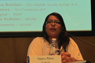 La nueva consejera, Nancy Pérez García es es directora de la Institución de Asistencia Privada Sin Fronteras y fue directora ejecutiva de Incide Social