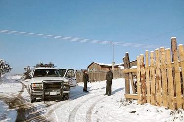 En la zona serrana de Chihuahua se registraron las primeras nevadas. Autoridades municipales aplican el plan de contingencia del periodo invernal 2014-2015. Foto: Cortesía El Diario