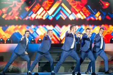 Kevin Richardson, Brian Littrell,  A.J. McLean, Howie Dorough y Nick Carter conquistaron los corazones de sus fans mexicanas. (Notimex)