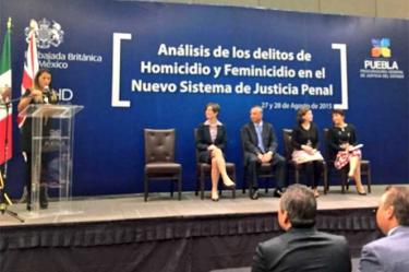 El procurador de Puebla asistió al curso: "Análisis de los delitos de homicidio y feminicidio en el Nuevo Sistema de Justicia Penal".