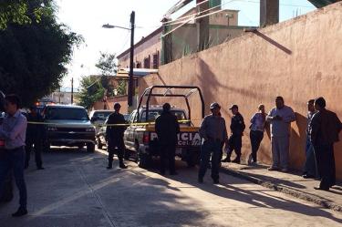 El crimen ocurrió a 20 pasos de la entrada principal de la preparatoria Unidad Escolar Particular “Miguel Cástulo Alatriste”