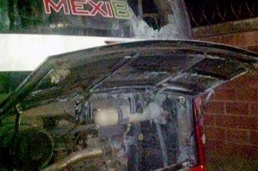 Cuatro detonaciones ocurrieron la madrugada del sábado en la estación Las Américas del Mexibús. 