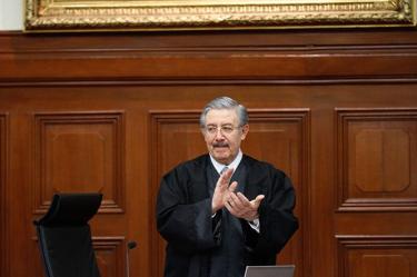 El ministro Luis María Aguilar Morales, señaló que México vive dinámicas sociales cada vez más complejas y apremiantes. Foto: Cuartoscuro