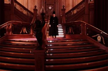 La artista londinense se encontraba en el centro Titanic de Belfast, ciudad en la que fue construido el barco hace más de un siglo. (Twitter)