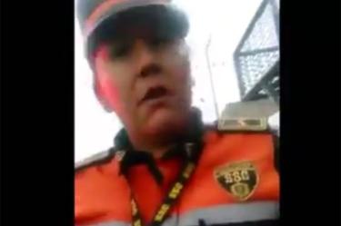 VIDEO: Policías de Tránsito discuten por infracciones en Neza
