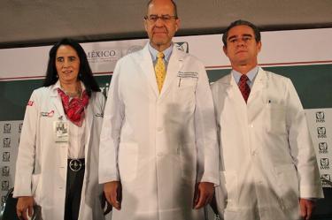 Los especialistas del IMSS presentaron los resultados de la estrategia Código Infarto, cuyo propósito es garantizar el diagnóstico y tratamiento oportuno del paciente que demanda atención de urgencias por infarto agudo de miocardio en los primeros 90 minutos. Foto: Cuartoscuro