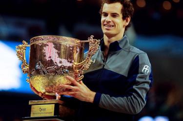 Murray ganó su quinto título en una temporada por primera vez desde 2011. (Reuters)