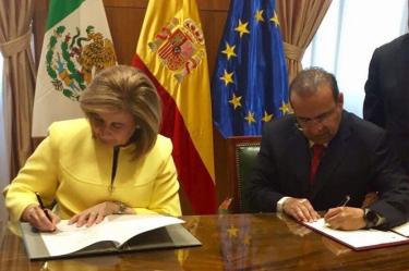 El documento suscrito por México y España establece intercambiar información y buenas prácticas en pro de los trabajadores.