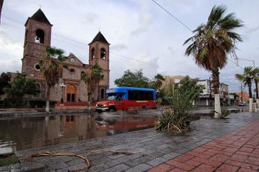 Se prevén tormentas torrenciales en Baja California, intensas en Baja Califonia Sur y Sonora y muy fuertes en Chihuahua y Durango.