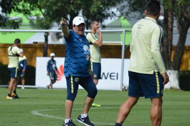 Pablo Aguilar, Renato Ibarra, Cecilio Domínguez y Mateus Uribe ya entrenan con sus compañeros (Foto: Twitter @ClubAmerica)
