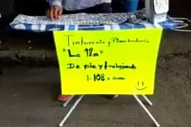 'De pie y trabajando', nunca una frase fue tan certeramente conmovedora.