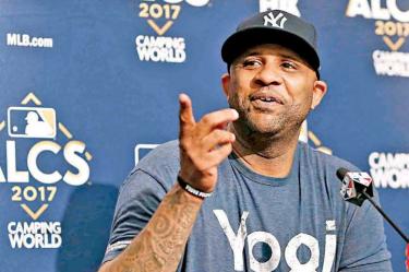 El veterano C.C. Sabathia abrirá esta noche por Yanquis. Foto: AP