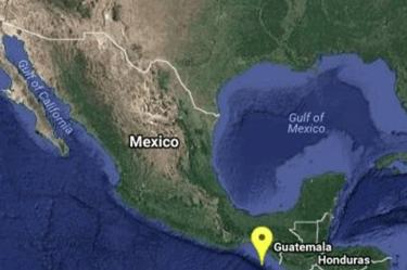 El SSN reportó este viernes un sismo de 4.1 grados en Chiapas. Imagen tomada de Twitter: @SismologicoMX