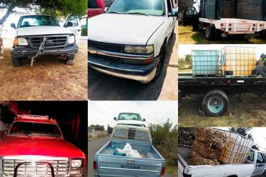 camionetas, huachicoleras, Hidalgo