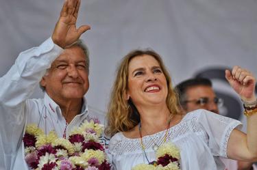 AMLO indicó que los candidatos de su coalición son libres de pedir seguridad