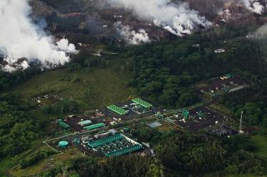 La lava del Kilauea ahora amenaza una planta geotérmica