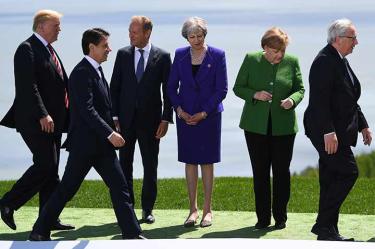 Baja la tensión en Cumbre del G-7, al menos por unas horas