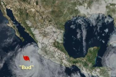 Baja California Sur en alerta amarilla por huracán Bud