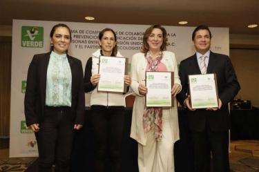 La candidata del Partido Verde a la Jefatura de Gobierno de la Ciudad de México, Mariana Boy Tamborrell. Foto: Cortesía