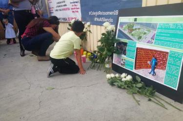 Realizan familiares ceremonia en Colegio Rébsamen