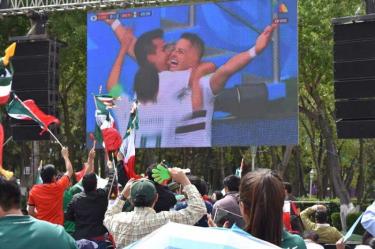 Celebra México el triunfo de la selección ante Corea