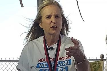 Una Kennedy hace huelga de hambre por niños migrantes