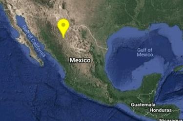 El Servicio Sismológico Nacional informó que la tarde de este martes se registró un sismo de 4.8 grados al oeste de Santa Rosalía, Chihuahua – Foto: Twitter @SismologicoMX