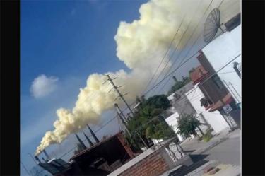 Gas Azufre Fuga Refinería Pemex Salamanca