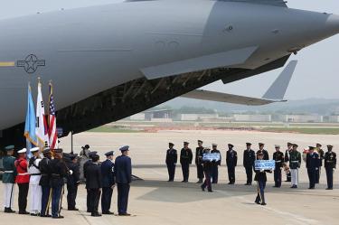 EU recoge restos de soldados en Corea del Norte