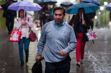 Conagua alerta sobre el incremento en las próximas horas de tormentas fuertes a muy fuertes, acompañadas de actividad eléctrica y posible caída de granizo – Foto: Cuartoscuro