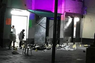 Balacera en Garibaldi deja tres muertos y siete heridos