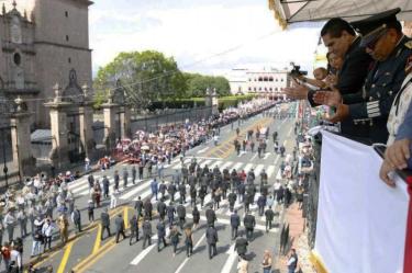 Desfile Militar, Día de la Independencia, Michoacán, Seguridad, Tradición, Cultura