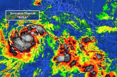 Se forma la tormenta tropical Rosa; podría impactar a Baja California