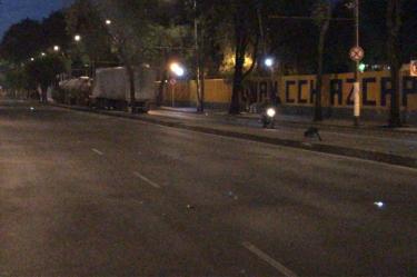 Estudiantes del CCH 'Azcapo' bloquearon Aquiles Serdán