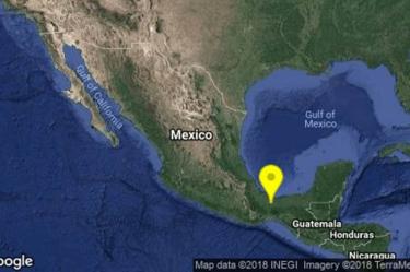 Se registra sismo de magnitud 4.1 en Veracruz