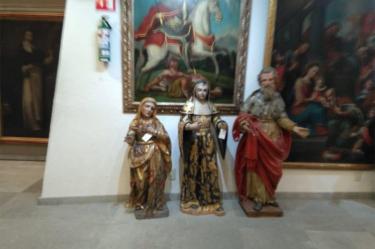 Agentes federales recuperan esculturas de arte sacro