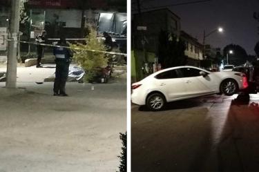 Asesinan a motociclista y a automovilista durante la madrugada. Fotos: Mauricio Hernández